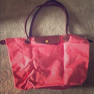 Authentic longchamp bought in France - coral!
